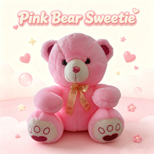 Blue Pink Bear Duo