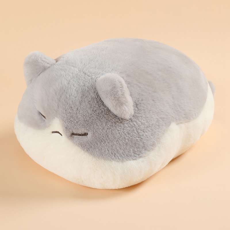 Snot Bear Hug Plan Lying Cat Pillow