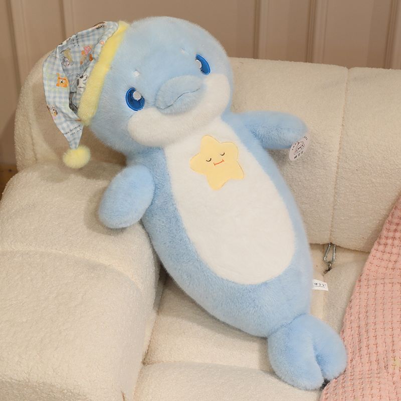 Little Dolphin Under Starry Night