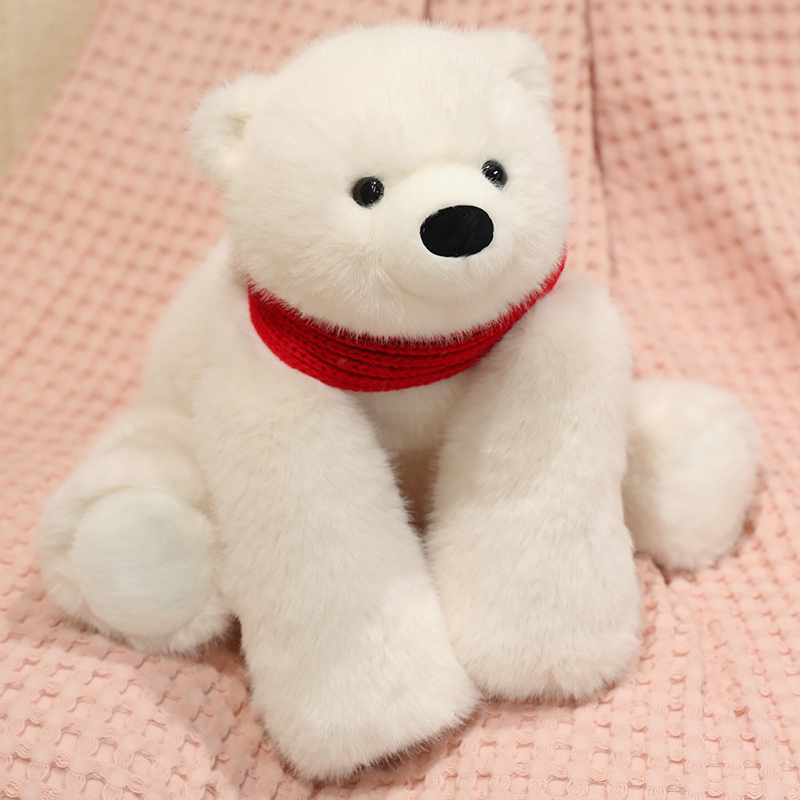 Prone Polar Bear Plush