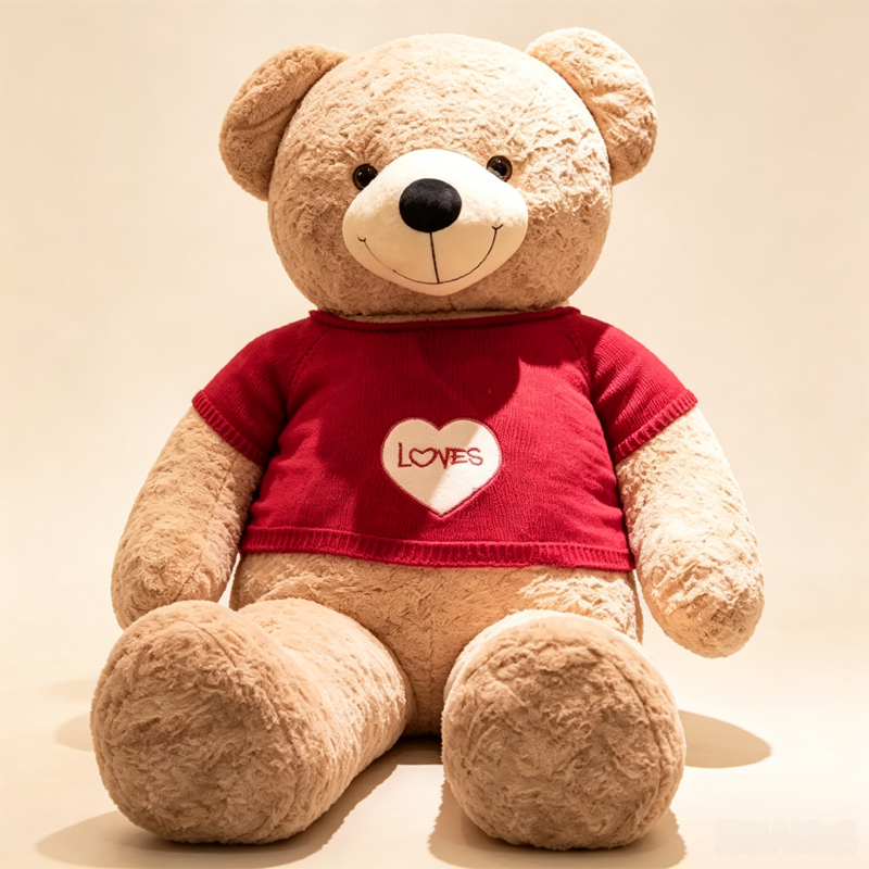 Large Teddy Bear Plush Doll, Giant Cuddle Bear