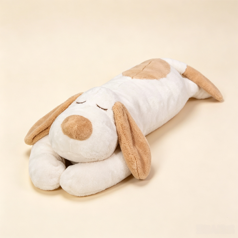 Lying Down Dog Plush Pillow