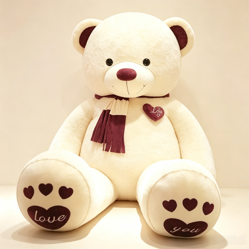 Large Teddy Bear Plush Doll, Giant Cuddle Bear