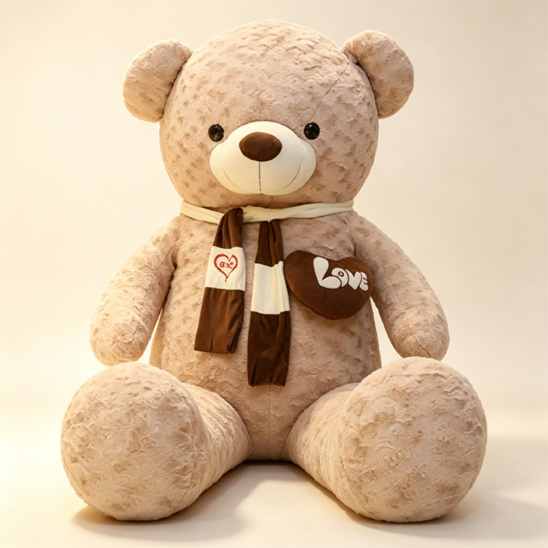 Large Teddy Bear Plush Doll, Giant Cuddle Bear