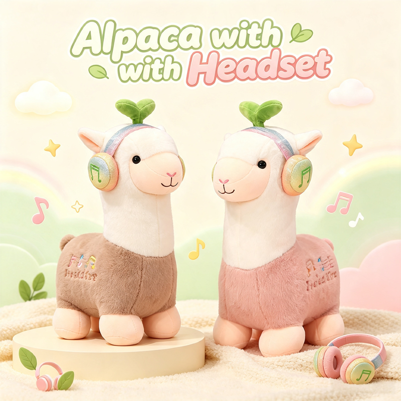 Alpaca with Headset