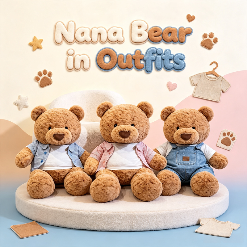 Nana Bear in Outfits