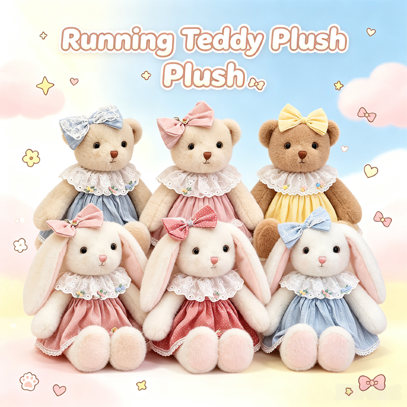 Running Teddy Plush