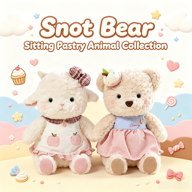 Snot Bear Sitting Pastry Animal Collection