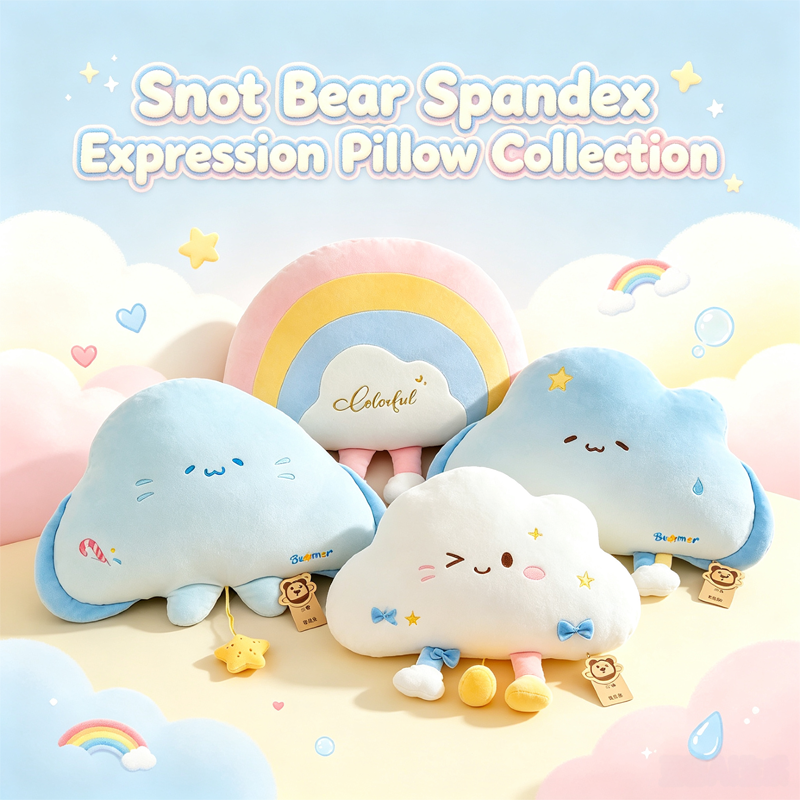 Snot Bear Spandex Expression Pillow Collection